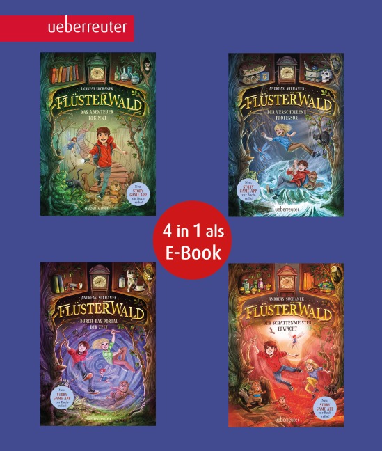 Flüsterwald - Die komplette 1. Staffel in 4 Bänden (Bundle) - Andreas Suchanek
