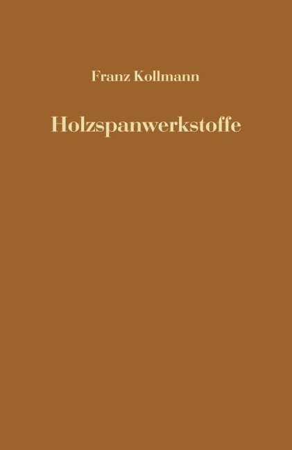 Holzspanwerkstoffe - 