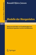 Cover-Bild zum Titel 'Modelle der Mengenlehre' von 'R. B. Jensen'