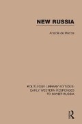 Cover-Bild zum Titel 'New Russia' von 'Anatole de Monzie'
