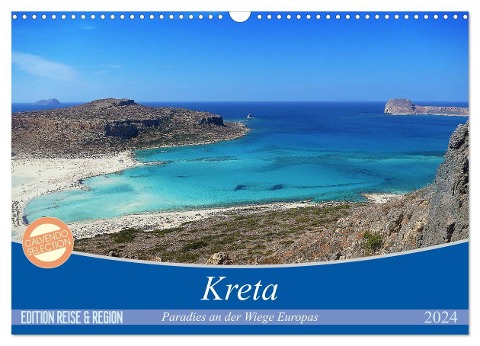 Kreta - Paradies an der Wiege Europas (Wandkalender 2024 DIN A3 quer), CALVENDO Monatskalender - Cristina Wilson Kunstmotivation Gbr