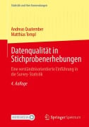 Cover-Bild zum Titel 'Datenqualität in Stichprobenerhebungen' von 'Andreas Quatember, Matthias Templ'