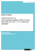 Cover-Bild zum Titel 'Soll-Ist Vergleich von Maschinenleistungsdaten (Unterweisung Diplom-Betriebswirt / -in, Fachrichtung Industrie)' von 'Fabian Schiemer'