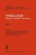 Cover-Bild zum Titel 'Tribologie Reibung · Verschleiß · Schmierung' von ''