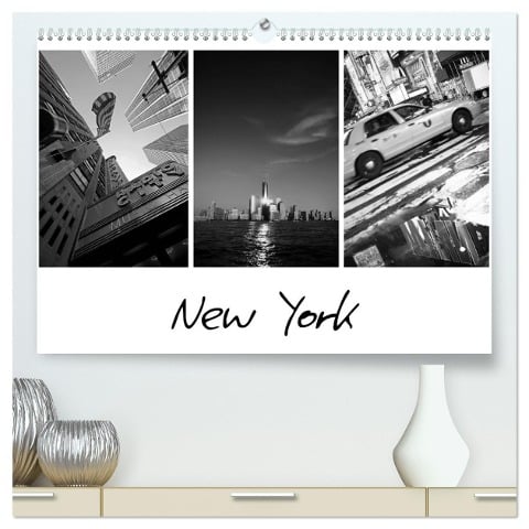 New York (hochwertiger Premium Wandkalender 2024 DIN A2 quer), Kunstdruck in Hochglanz - Jeanette Dobrindt