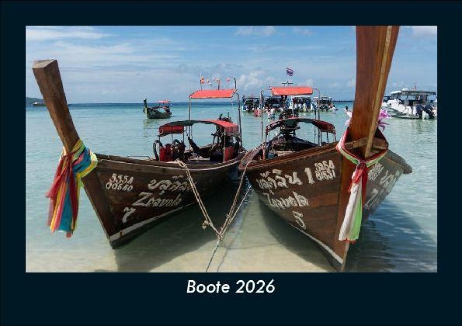 Boote 2026 Fotokalender DIN A5 - Tobias Becker
