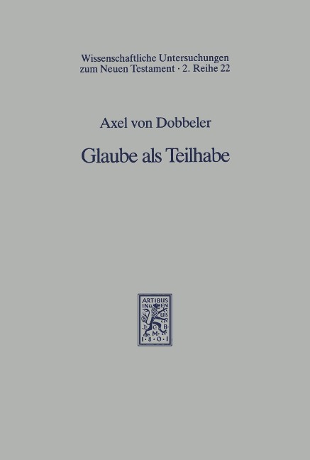 Glaube als Teilhabe - Axel Von Dobbeler