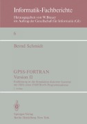 Cover-Bild zum Titel 'GPSS-FORTRAN, Version II' von 'B. Schmidt'