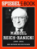 Cover-Bild zum Titel 'Marcel Reich-Ranicki (1920-2013)' von 'Volker Hage'