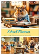 School Hamster - Eifrige KI Hamster präsentieren ihre Hamsterschule (Wandkalender 2026 DIN A4 hoch), CALVENDO Monatskalender - Fred Schimak