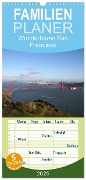 Familienplaner 2025 - Wunderbares San Francisco mit 5 Spalten (Wandkalender, 21 x 45 cm) CALVENDO - Martina Roth