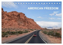 Cover-Bild zum Titel 'American Freedom (Tischkalender 2027 DIN A5 quer), CALVENDO Monatskalender' von 'MIBfoto'