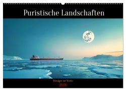 Cover-Bild zum Titel 'Puristische Landschaften (Wandkalender 2026 DIN A2 quer), CALVENDO Monatskalender' von 'Torsten Irmer'