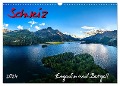 Schweiz - Engadin und Bergell (Wandkalender 2024 DIN A3 quer), CALVENDO Monatskalender - Gerd-Uwe Neukamp