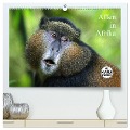 Affen in Afrika (hochwertiger Premium Wandkalender 2024 DIN A2 quer), Kunstdruck in Hochglanz - Michael Herzog