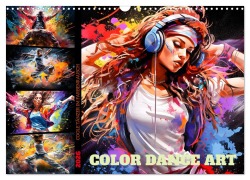 Cover-Bild zum Titel 'Color Dance Art (Wandkalender 2026 DIN A3 quer), CALVENDO Monatskalender' von 'Dirk Meutzner'