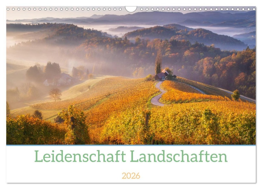 Leidenschaft Landschaften (Wandkalender 2026 DIN A3 quer), CALVENDO Monatskalender - Markus Gubitzer