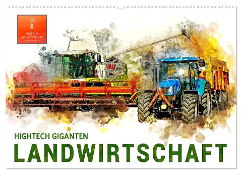 Landwirtschaft - Hightech Giganten (Wandkalender 2024 DIN A2 quer), CALVENDO Monatskalender - Peter Roder