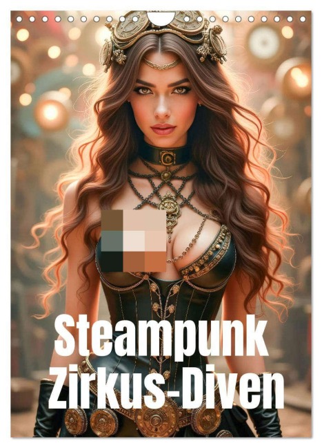 Steampunk Zirkus-Diven (Wandkalender 2026 DIN A4 hoch), CALVENDO Monatskalender - Ally Bee