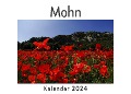 Mohn (Wandkalender 2024, Kalender DIN A4 quer, Monatskalender im Querformat mit Kalendarium, Das perfekte Geschenk) - Anna Müller