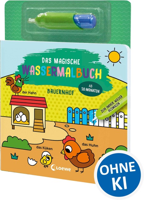 Das magische Wassermalbuch - Bauernhof - 