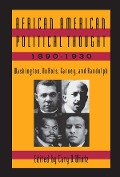 Cover-Bild zum Titel 'African American Political Thought, 1890-1930' von ''