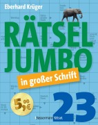 Cover-Bild zum Titel 'Rätseljumbo in großer Schrift 23' von 'Eberhard Krüger'