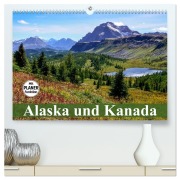 Alaska und Kanada (hochwertiger Premium Wandkalender 2026 DIN A2 quer), Kunstdruck in Hochglanz - Elisabeth Stanzer