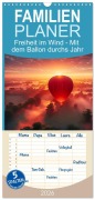 Familienplaner 2026 - Freiheit im Wind - Mit dem Ballon durchs Jahr mit 5 Spalten (Wandkalender, 21 x 45 cm) CALVENDO - Simone Wunderlich