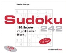 Cover-Bild zum Titel 'Sudokublock 242 (5 Exemplare à 2,99 EUR)' von 'Eberhard Krüger'