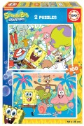 Cover-Bild zum Titel 'Educa - Spongebob Schwammkopf - Puzzle 2x100 Teile' von 'Paramount, Viacom'