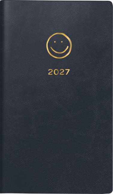 rido/idé 7016915047 Taschenkalender Mod. Taschenplaner int. 2027 "Smile" A6, Kunstleder - 