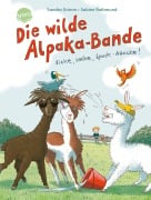 Cover-Bild zum Titel 'Die wilde Alpaka-Bande (1). Zicke, zacke, Spuck-Attacke!' von 'Sandra Grimm'