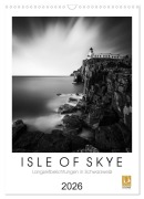 Cover-Bild zum Titel 'Isle of Skye - Langzeitbelichtungen in Schwarzweiß (Wandkalender 2026 DIN A3 hoch), CALVENDO Monatskalender' von 'Thomas Bichler'