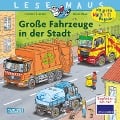 Cover-Bild zum Titel 'LESEMAUS 188: Große Fahrzeuge in der Stadt' von 'Christian Tielmann'