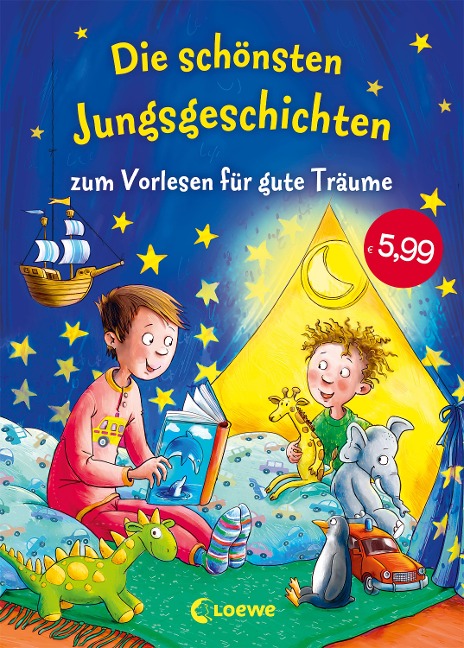 Die schönsten Jungsgeschichten zum Vorlesen für gute Träume - 