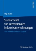 Cover-Bild zum Titel 'Standortwahl von internationalen Industrieunternehmungen' von 'Olga Haaker'