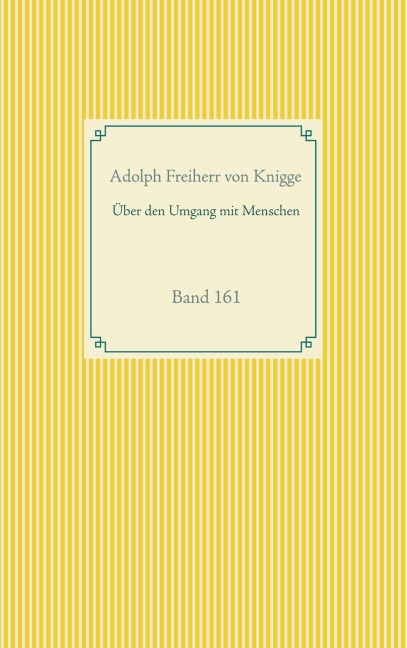 Über den Umgang mit Menschen - Adolph Freiherr Von Knigge