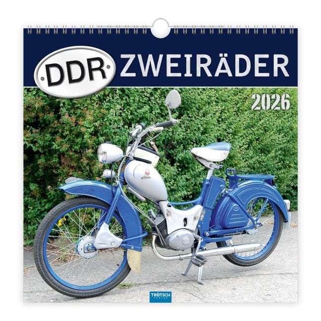 Trötsch Technikkalender DDR-Zweiräder 2026 - 