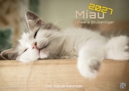 Cover-Bild zum Titel 'Miau - Unsere Stubentiger - Der Katzenkalender - 2027 - Kalender DIN A3' von ''