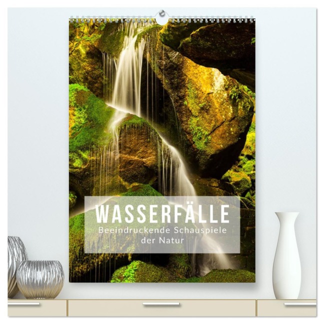 Wasserfälle. Beindruckende Schauspiele der Natur (hochwertiger Premium Wandkalender 2026 DIN A2 hoch), Kunstdruck in Hochglanz - Mikolaj Gospodarek