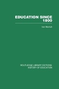 Cover-Bild zum Titel 'Education Since 1800' von 'Ivor Morrish'