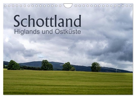 Schottland Highlands und Ostküste (Wandkalender 2025 DIN A4 quer), CALVENDO Monatskalender - Christiane Calmbacher