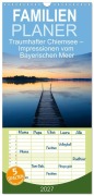 Cover-Bild zum Titel 'Familienplaner 2027 - Traumhafter Chiemsee - Impressionen vom Bayerischen Meer mit 5 Spalten (Wandkalender, 21 x 45 cm) CALVENDO' von 'Christof Wermter'