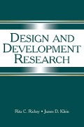 Cover-Bild zum Titel 'Design and Development Research' von 'Rita C. Richey, James D. Klein'