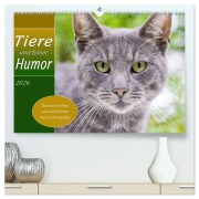 Tiere und feiner Humor (hochwertiger Premium Wandkalender 2026 DIN A2 quer), Kunstdruck in Hochglanz - Rainer Plett