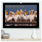 Wilde Tiere Afrikas (hochwertiger Premium Wandkalender 2026 DIN A2 quer), Kunstdruck in Hochglanz - Uta Depner