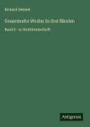 Cover-Bild zum Titel 'Gesammelte Werke; In drei Bänden' von 'Richard Dehmel'