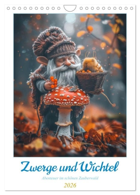 Zwerge und Wichtel (Wandkalender 2026 DIN A4 hoch), CALVENDO Monatskalender - Steffen Gierok-Latniak