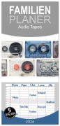 Cover-Bild zum Titel 'Familienplaner 2026 - Audio Tapes mit 5 Spalten (Wandkalender, 21 x 45 cm) CALVENDO' von 'Oliver Gelbrich'